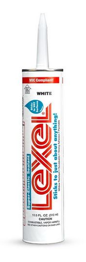 Sashco 13080 Lexel General Purpose Caulk, White, 10.5 Oz