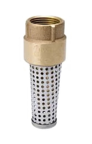 B & K 101-326NL Foot Valve, Brass, 1-1/4"