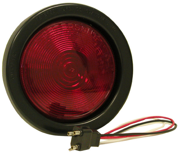 Peterson V426KR Round Stop/Turn/Tail Light, 4", Red