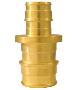 Apollo EPXC12345PK Pex Pipe Coupling, Brass, 3/4" x 1/2"