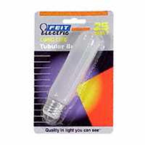 Feit Electric  BP25T10/IF T10 Incandescent Tube Bulb 25W Frosted Finish