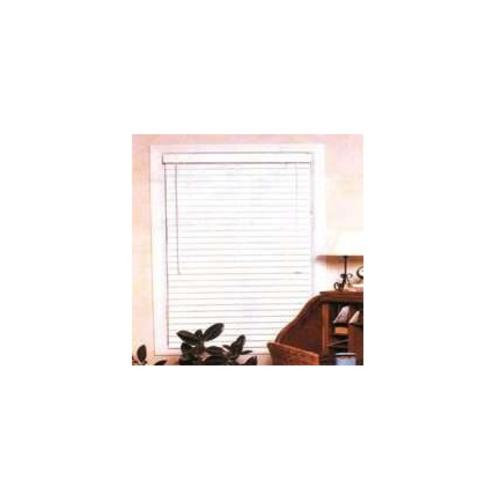 Simple Spaces FWB-23X72-3L Faux Wood Blind 23"x72", White