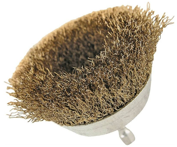 Vulcan 321231OR Coarse Grade Wire Cup Brush, Carbon Steel, 3" Dia