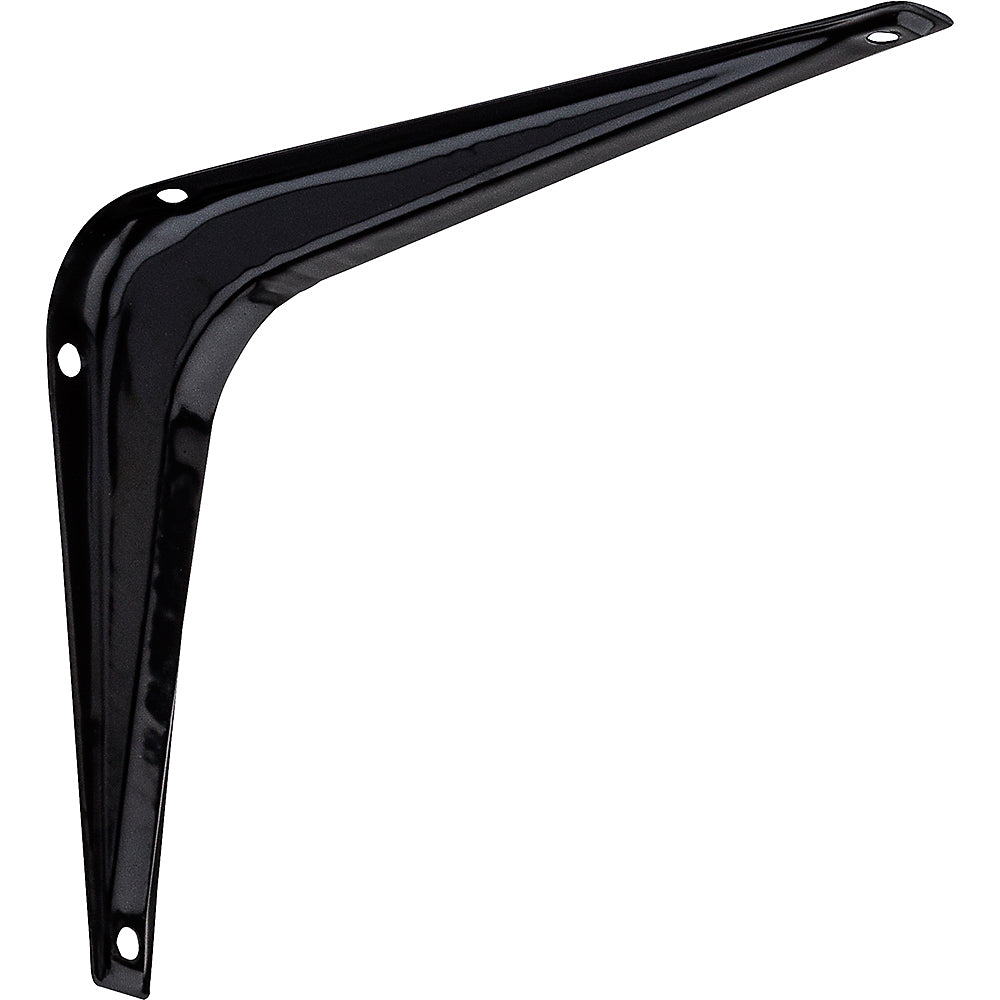 National Hardware N218-911 211BC Shelf Bracket, Black, 5" x 6"