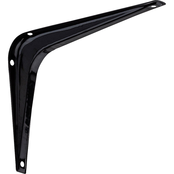 National Hardware N218-911 211BC Shelf Bracket, Black, 5" x 6"