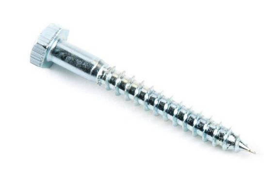 Midwest 01289 1/4X2in Zinc Hex Lag Bolt