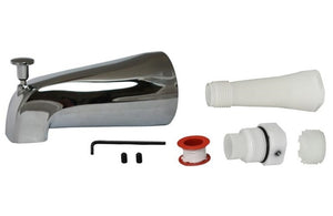 Plumb Pak PP825-35 Universal Tub Spout with Diverter, Chrome