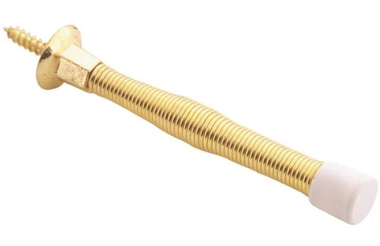 Prosource H61-Z010-PS Baseboard Doorstops, Polished Brass
