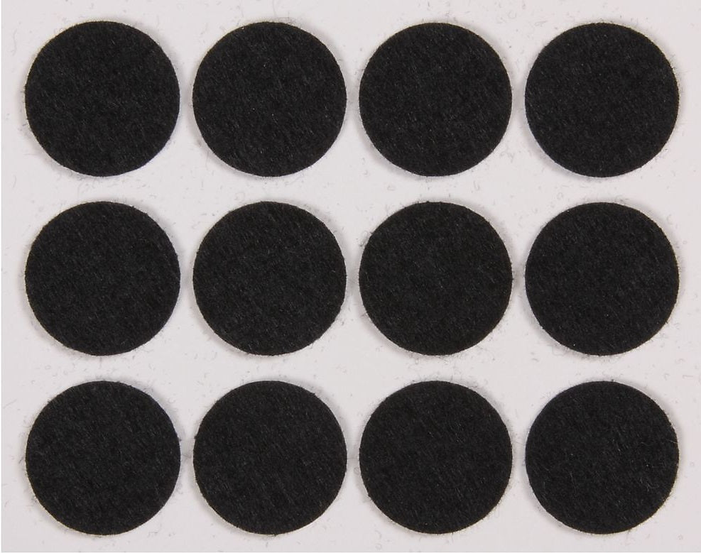 National Hardware N237-065 Felt Pad, 3/4", Black