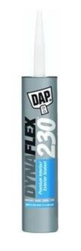 Dap 80000 Dynaflex 230 Premium Latex Elastomeric Sealant, White, 10.1 Oz