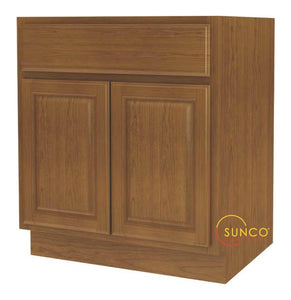 Sunco B30RT-B 2-Door Wide Base Cabinet, 30"