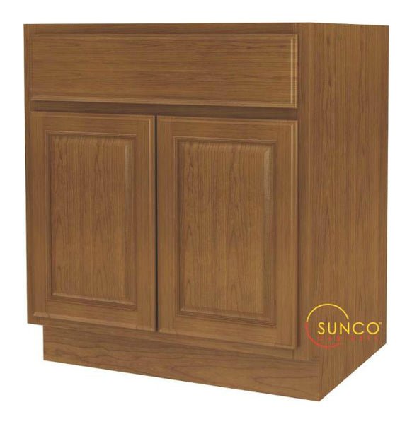 Sunco B30RT-B 2-Door Wide Base Cabinet, 30"