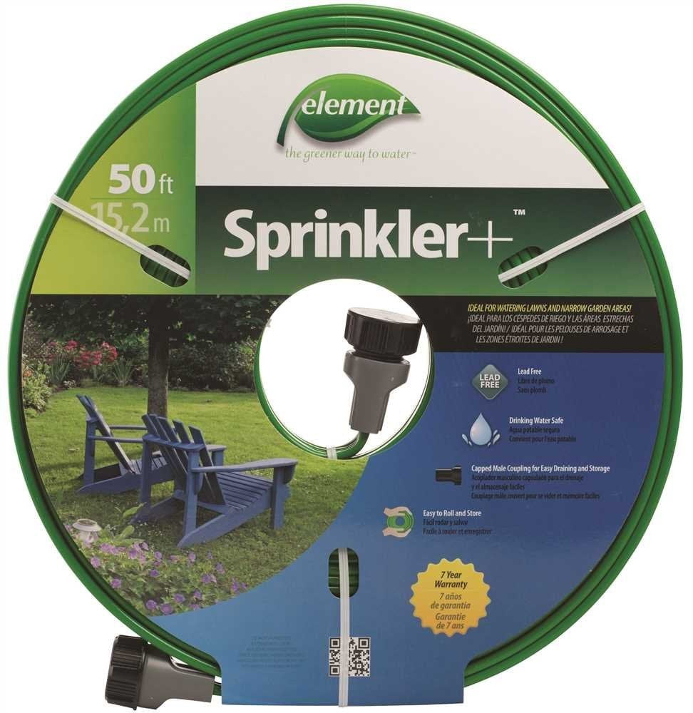 Swan ELTECV050 Element Sprinkler Soaker Hose, 50', Assorted Colors
