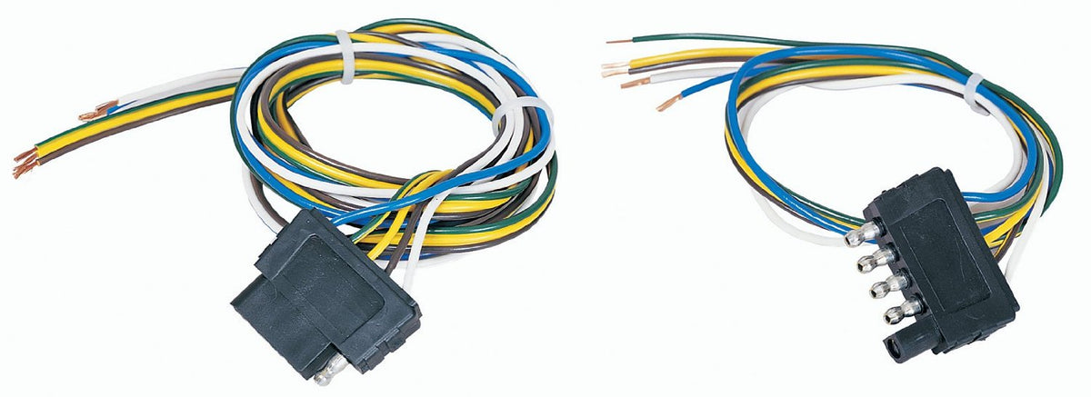 Hopkins 47895 Trailer Connectors, 5 Wire Flat Set, 48"