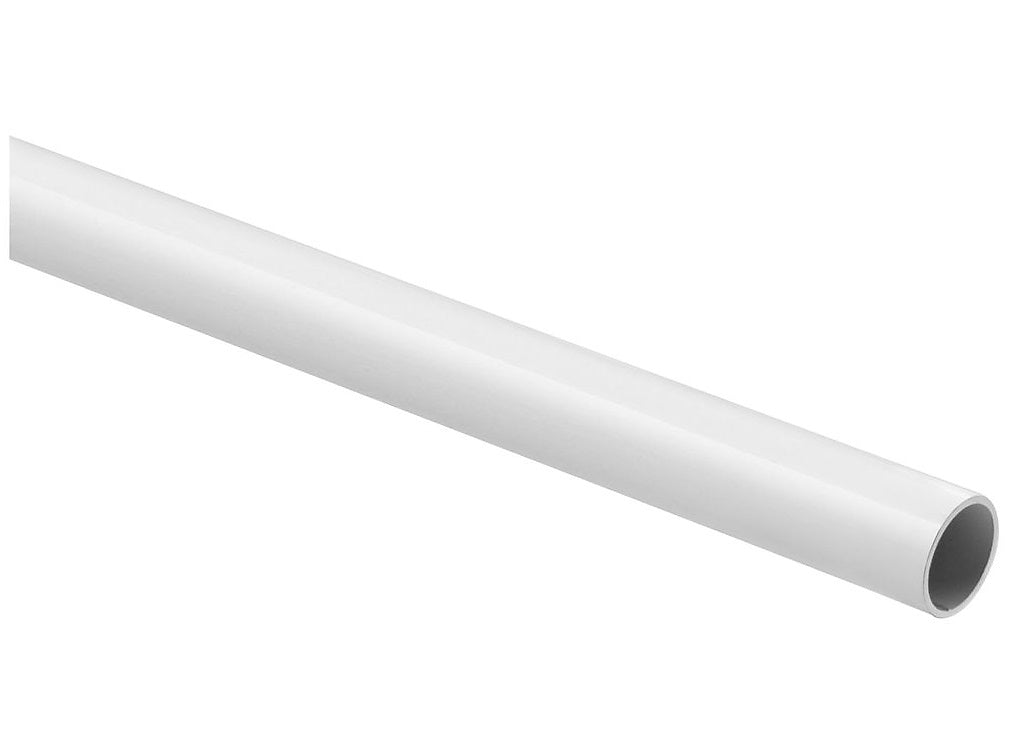 Stanley 820126 Closet Storage Decorative Rod, 6 Ft, White