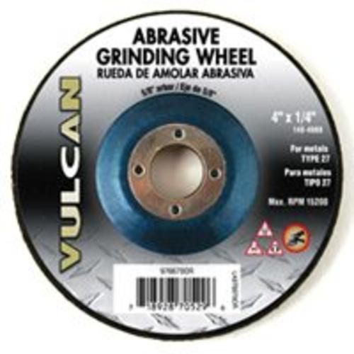 Vulcan 976670OR Abrasive Cutoff Wheel, 4" x 1/4" x 5/8"