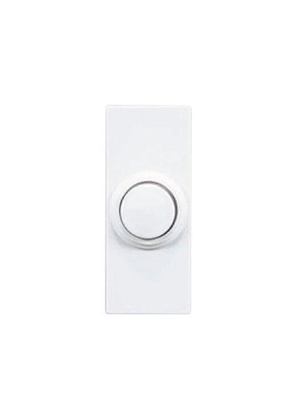 Heath Zenith SL-7393-02 Pushbutton Doorbell, Plastic
