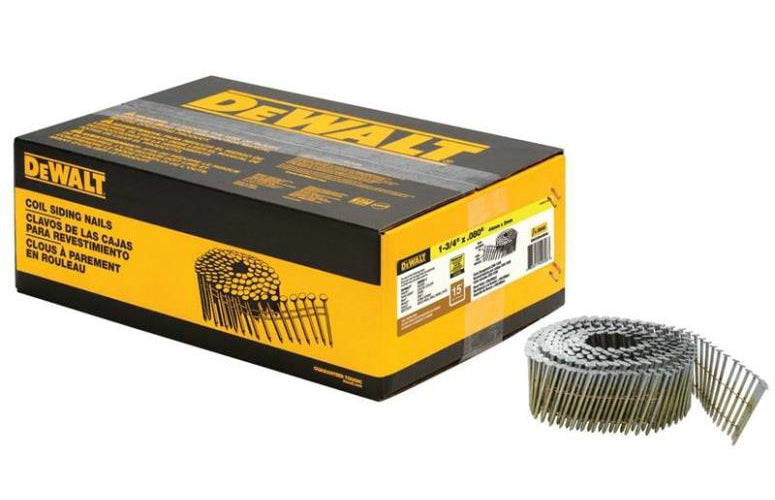 DeWalt DWC5R80BDG 15-Degree Coil Siding Nails, 0.080" x 1-3/4"