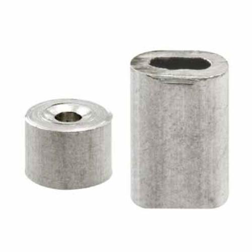 Prime-Line GD12150 Cable Ferrules & Stops, Aluminum, 3/32", Cd 2