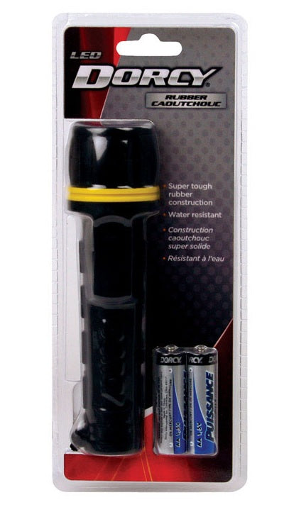 Dorcy 41-2955 Led Rubber Flashlight, Black