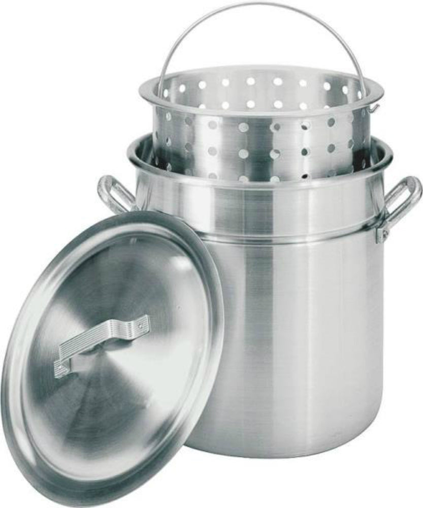 Bayou Classic 10 qt. Aluminum Fry Pot with Basket