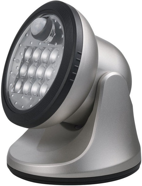 Fulcrum 20034-101 Motion Sensor LED Porch Light, Silver