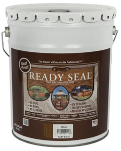 Ready Seal 515 Pecan Exterior Wood Stain and Sealer, 5 Gallon