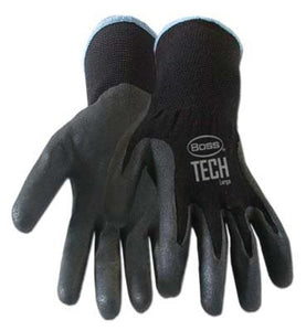 Boss 7820X Foam Nitrile Coated Nylon Shell Gloves, Black, X-Large