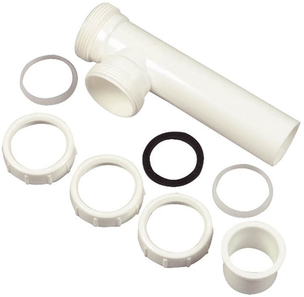 Danco 94010 Slip Joint End Outlet Tee, 1-1/2", White