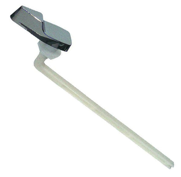 Danco 88365 White Mansfield Toilet Handle, Chrome, Plastic, 9"
