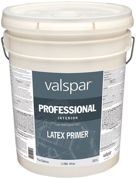 Valspar 11286 Professional  Interior Latex Primer, 5 Gallon