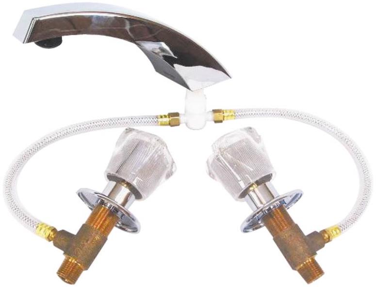 Us Hardware P-030N Adjustable Garden Tub Faucet, 8" To 24"