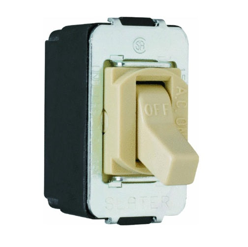 Pass & Seymour ACD1I Single Pole Despard Switch, Ivory, 15 Amp