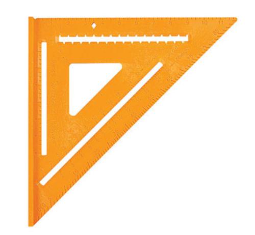 Swanson TO701 Speedlite Speed Square, Plastic, Orange, 12"