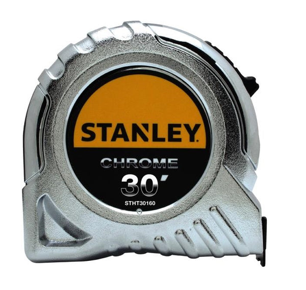 Stanley STHT30160W Tape Measure, Chrome, 30&#039;