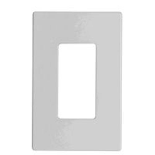 Cooper Wiring 9521WS Aspire 1-Gang Screwless Wallplate, White Satin