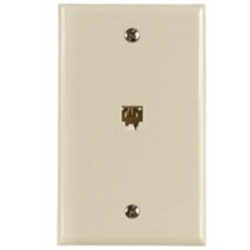 Zenith TW1001SA Telephone Wall Jack - Almond
