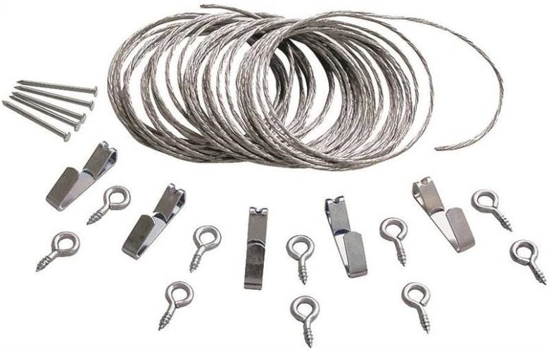 Prosource PH-121128-PS Picture Hanging Kits, Zinc Plated