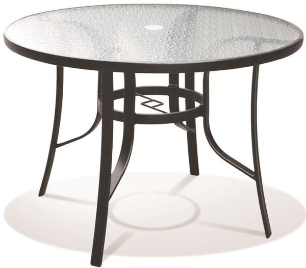 Seasonal Trends T6C42AO1BK Belvedere Woven Dining Table, Round, 42"