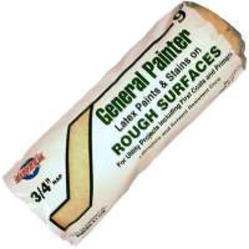 Linzer RC1175 Rough Roller Cover, For Utility Project, 3/4" Nap, 9"