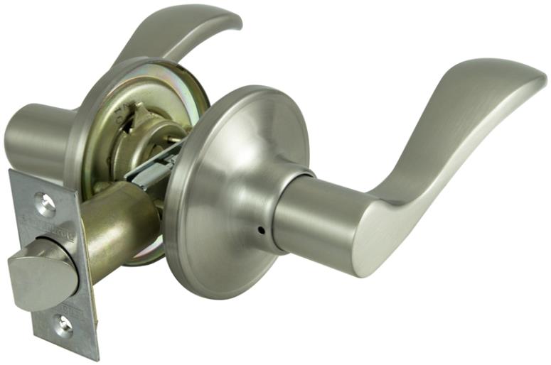ProSource LYEX203V-PS Passage Naples Leverset, Left Hand/Right Hand Grip, Satin Nickel