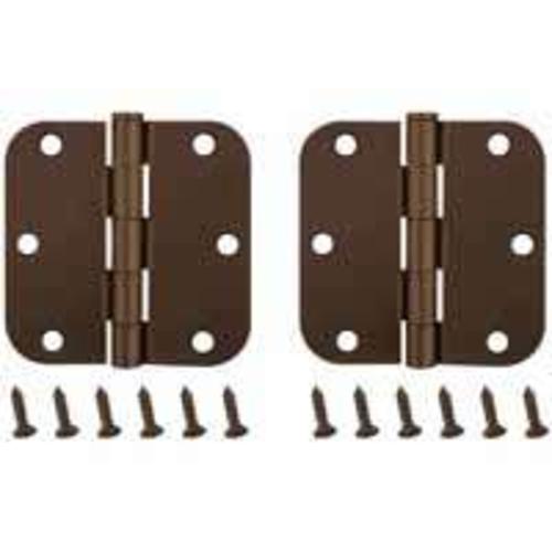 Mintcraft BH-102VB3L Round Corner Hinge, 3.5" x 3.5",  Venetian Bronze