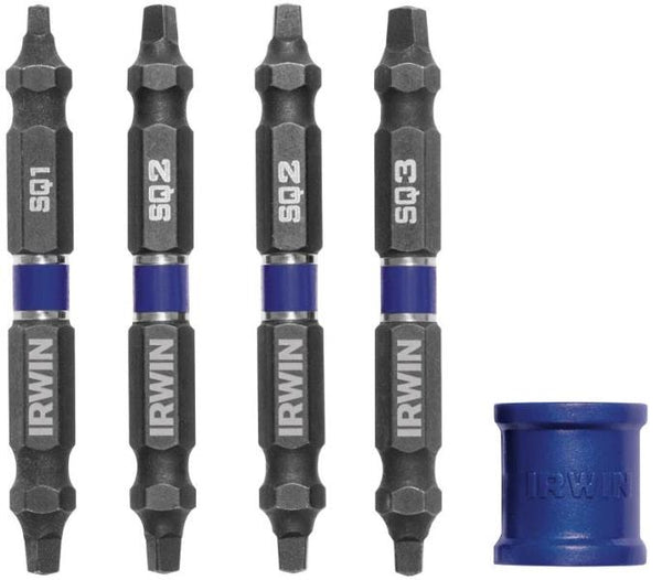 Irwin 1903522 Double-Ended Bit Sets with Magnetic Screw-Hold Attachment