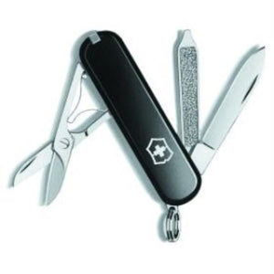 Swiss Army 56013 Classic Knife, 2-1/4", Black