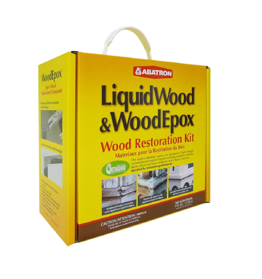 Abatron WR4QKR Wood Restoration Kit, 128 Oz