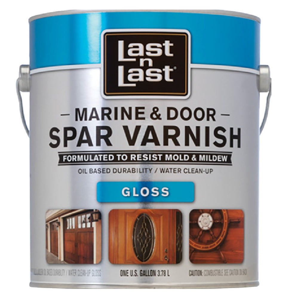 Absolute Coatings 94001 Last-n-Last Ultra Gold Spar Varnish, Gloss, 1 Gallon