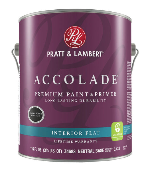 Accolade 0000Z4683-16 Flat Latex Interior Paint, 116 Ounce
