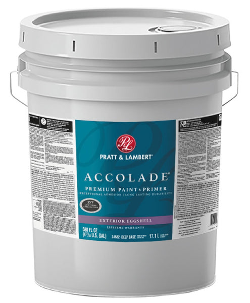 Accolade 0000Z4582-20 Latex Eggshell Exterior Paint, 5 Gallon