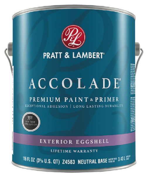 Accolade 0000Z4583-16 Latex Eggshell Exterior Paint, 1 Gallon