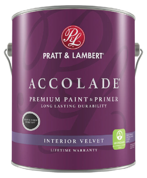 Accolade 0000Z4081-16 Latex Velvet Interior Paint, 1 Gallon